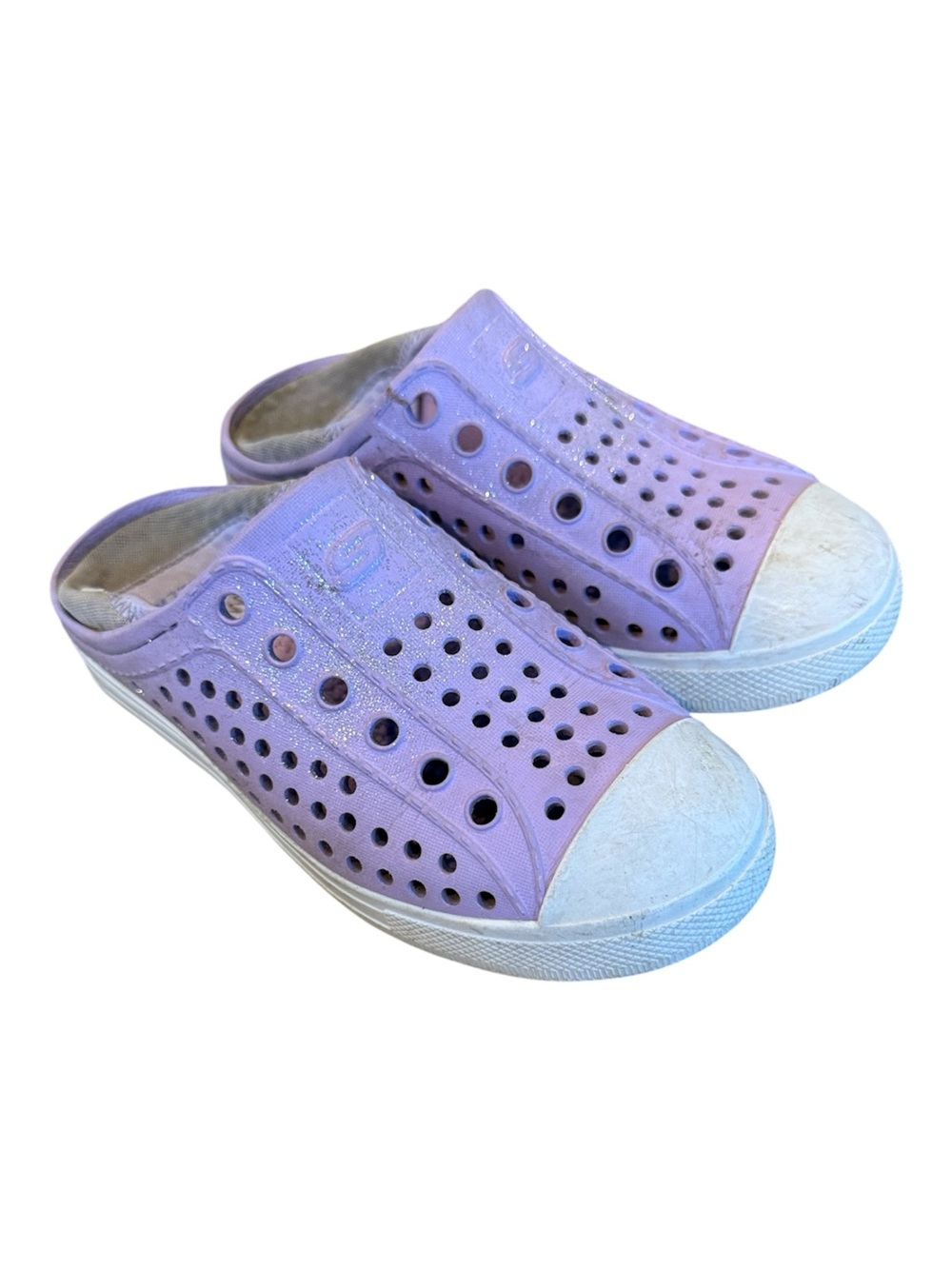Skechers | Purple Glitter Guzman Foamies for Kids